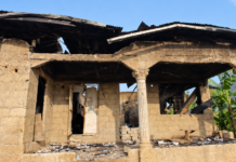 Fire destroys building at Akyeremade