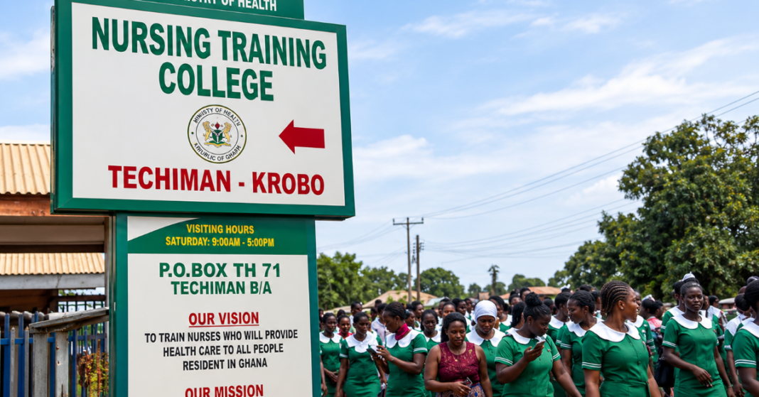 Principal of Techiman-Krobo Nursing Training to Remain in Post Despite Protestpenyahblogmedia